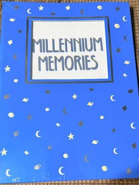 Millennium Memories Blue Keepsake Book